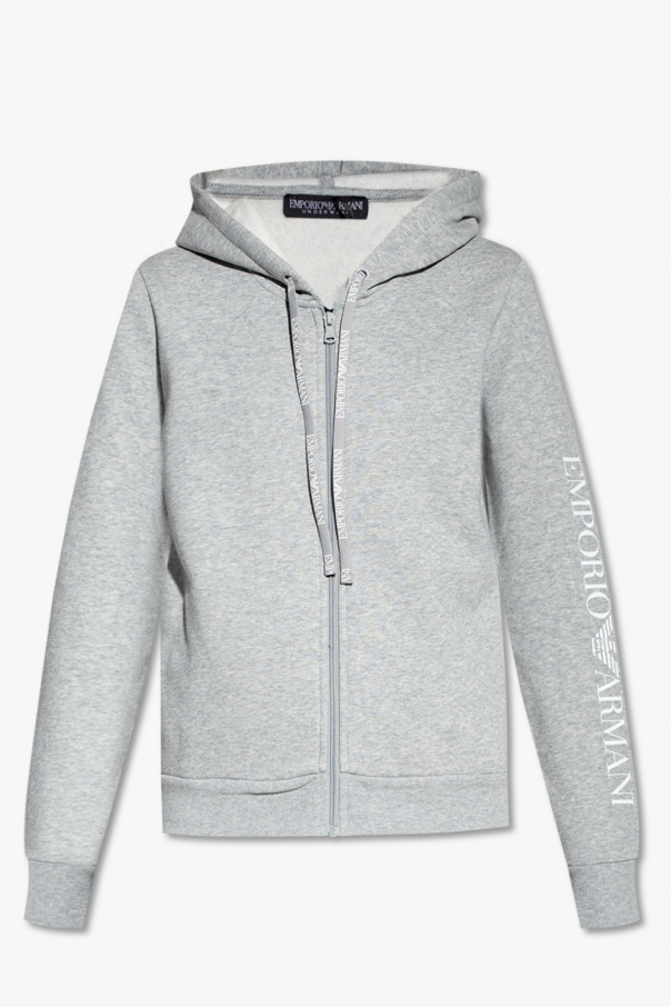 Armani jeans grey clearance hoodie